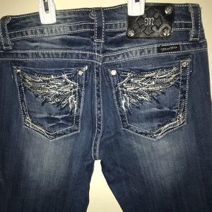 Miss Me Rhinestone Bootcut Jeans